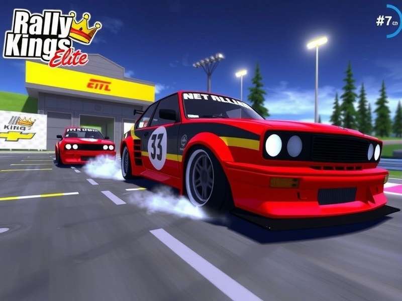 Rally Kings Elite Main Gameplay Screenshot with Indian Hill Tracks